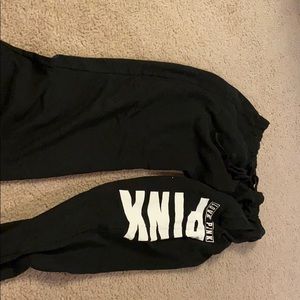 Victoria’s Secret PINK black sweatpants